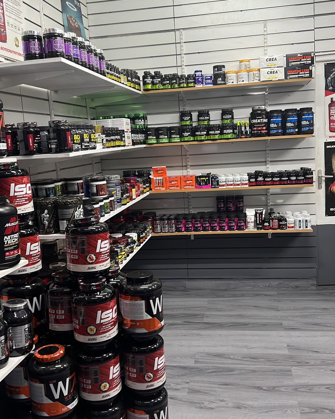 Intérieur boutique Muscle Plus